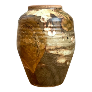 Vintage Glazed Studio Pottery Vase