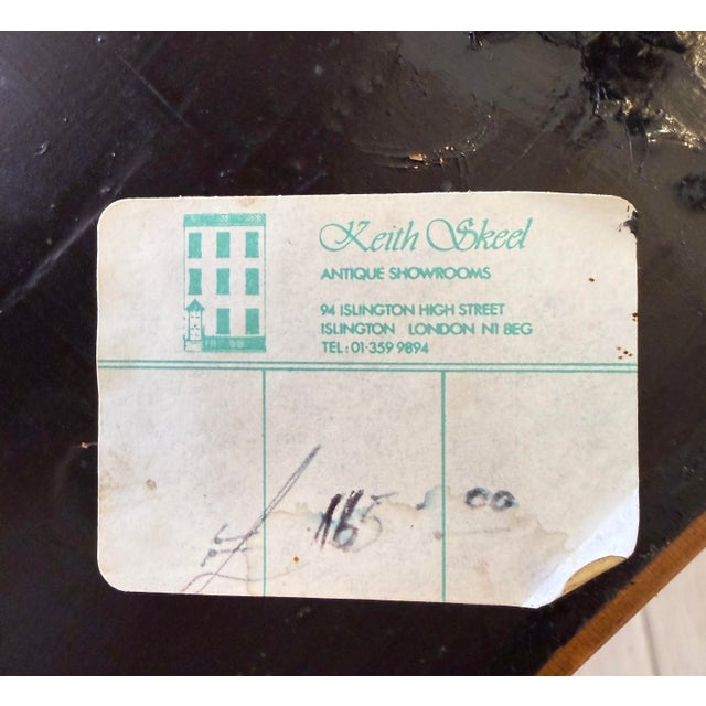 Antique Rattan Lacquered Tall Etagere For Sale - Image 12 of 12