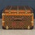 1920s Antique Steamer Trunk in Monogram Canvas from Louis Vuitton, France, 1920s For Sale - Image 5 of 18
