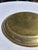 Brass Vintage Small Etched Brass Tray With Beaded Rim For Sale - Image 8 of 10