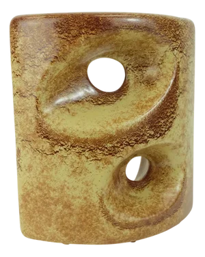 Vintage Italian Ceramic Vase by Roberto Rigon for Bertoncello, 1970s