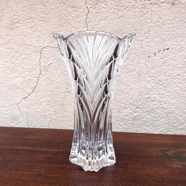 Noritake Crystal Vase, Noritake Bleikristall Germany, 1970s. For Sale - Image 4 of 12