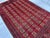 1980s Red Ersari Bokhara Hand-Knotted Wool Rug - 9'7" X 6'2" For Sale - Image 5 of 11