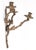 Bronze Pair of Antique Louis XV Foliate Bronze Candle Wall Sconces For Sale - Image 8 of 10