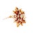 Victorian Diamond 14k Yellow Gold Snowflake Pendant Brooch For Sale - Image 4 of 6