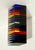 Vasa Velizar Mihich, Hand Signed Dated 2001 Colorful Acrylic Vasa Laminated Lucite Triangle Sculpture, 2001 For Sale
