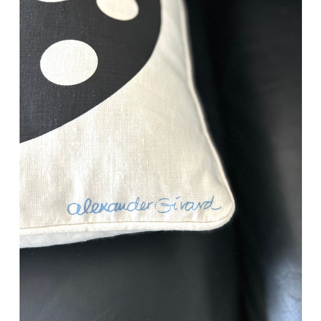 Early 2000s Maximo Alexander Girard "House" & "Moon" 17 X 17 Linen Pillows - Pair For Sale In Miami - Image 6 of 13