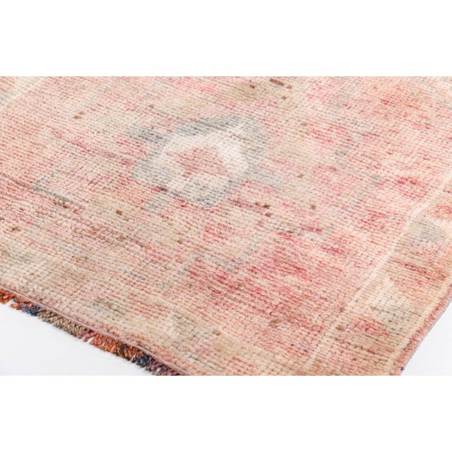 1960s Anatolian Kurdish Low Pile Rug For Sale - Image 4 of 10