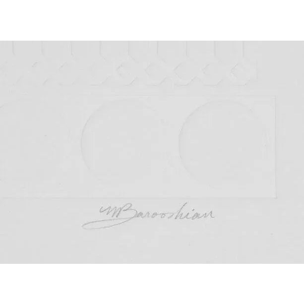 Artist: Martin Barooshian, American (1929 - ) Title: Summer Olympics Year: circa 1980 Medium: Intaglio Etching with...