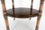 Brown Baker Turned Legs Round Two Tier Occasional Center Serving Table Stand MINT For Sale - Image 8 of 12