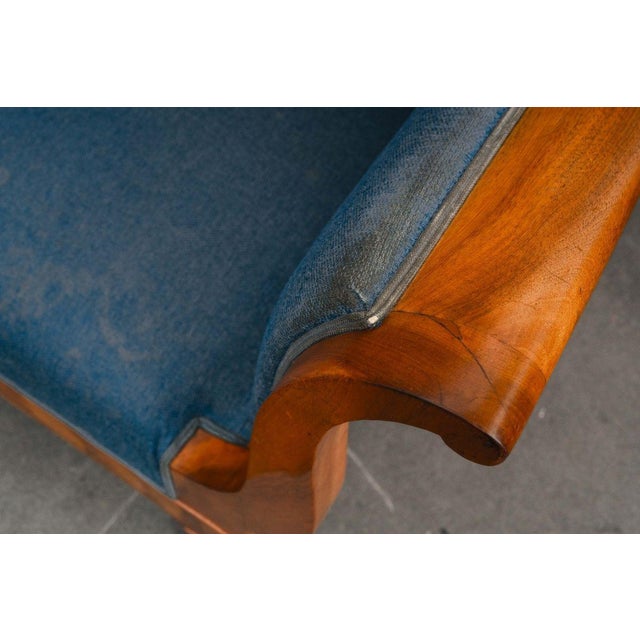 Antique Biedermeier Sofa in Walnut, 1800s For Sale - Image 16 of 17