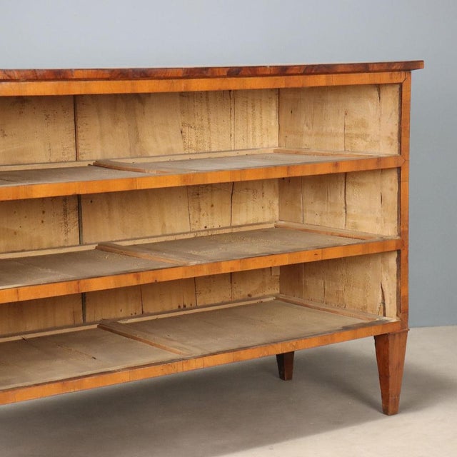 Neo-Classical Walnut and Burlwood Chest of Drawers For Sale - Image 10 of 12