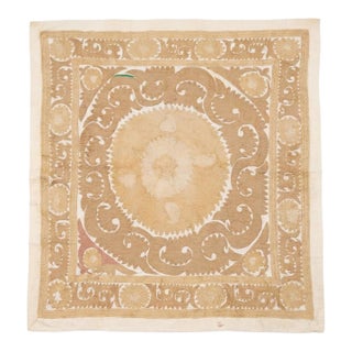 Decorative Suzani Tablecloth From Asian For Sale
