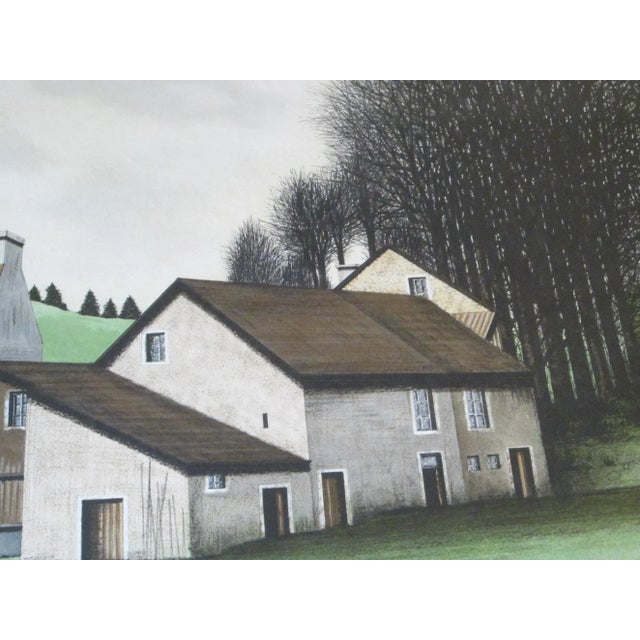 1970s Jacques Deperthes Impressionist Pencil Signed Gouache For Sale - Image 14 of 16