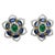Gemstone details Diamond weight: 1.12 cts Sapphire weight: 1.85 cts Emerald weight: 5.5 cts 14K gold Gross weight: 11.93...