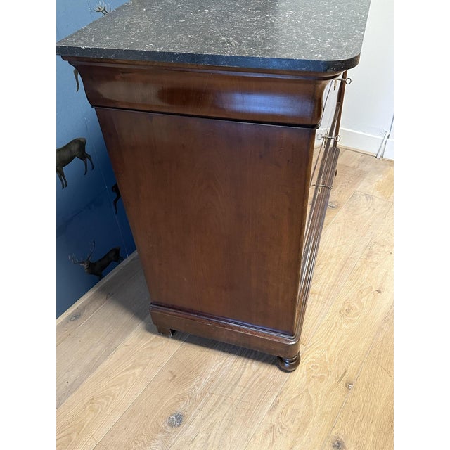 Wood Antique French Louis Phillipe Chest of Drawers For Sale - Image 7 of 14