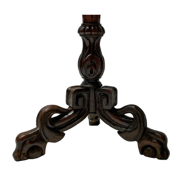 French Carved Fruitwood Black Forest Planter or Jardiniere, 1880s For Sale - Image 9 of 13