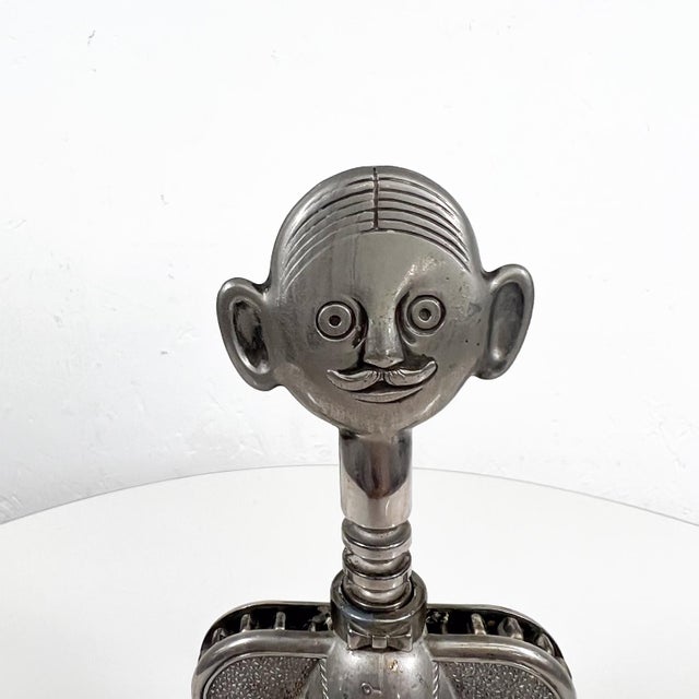 AMBIANIC presents Italian Pierre the Sommelier Silver Plate Barware Corkscrew Wine Bottle Opener Double lever corkscrew...