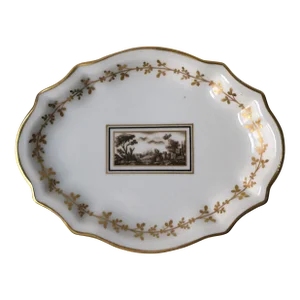 Richard Ginori Jewlery Dish Gold Edge