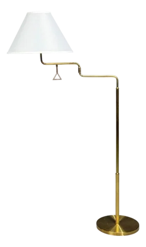 Fagerhults, Articulating Desk Lamp, Brass, Sweden, 1960s