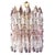 Pink and Ice Poliedri Chandelier attributed to Carlo Scarpa from Venini, 1955 For Sale - Image 15 of 15