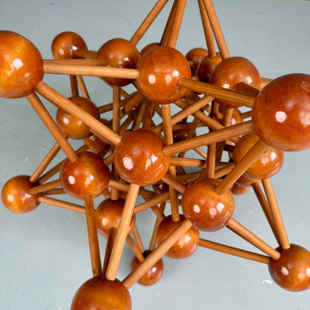 Wooden Atom Model, Holland, 1960s For Sale - Image 4 of 8
