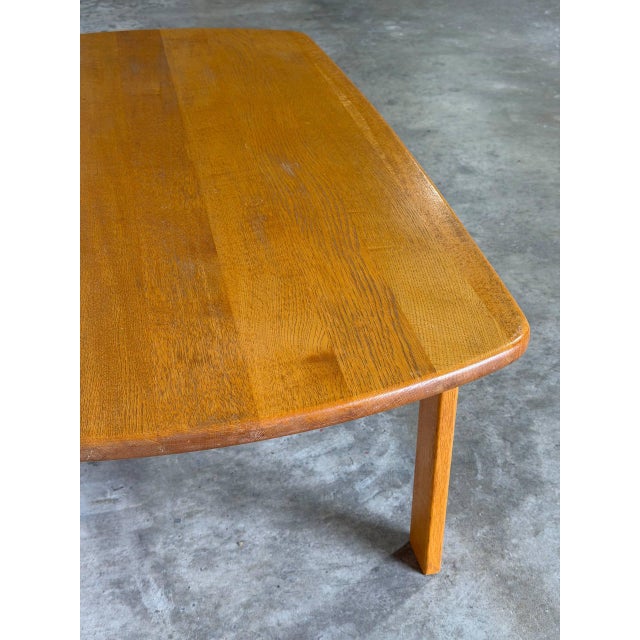 1970s Oak Coffee Table Mid-Centuryl Modern Mid-Century Modern 1970s For Sale - Image 5 of 11