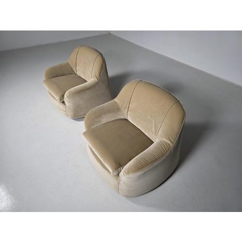 1960s Ciprea Lounge Chairs by Afra & Tobia Scarpa for Cassina, Italy, 1968, Set of 2 For Sale - Image 5 of 7