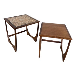 Mid-Century Modern Side Tables in Teak from G-Plan, 1960s, Set of 2 For Sale