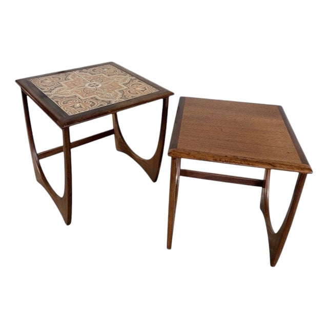 Mid-Century Modern Side Tables in Teak from G-Plan, 1960s, Set of 2 For Sale