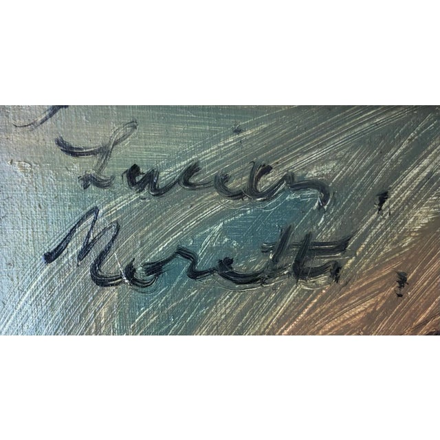 Lucien Moretti, Jeune fille, Oil on Canvas, Framed For Sale - Image 3 of 10