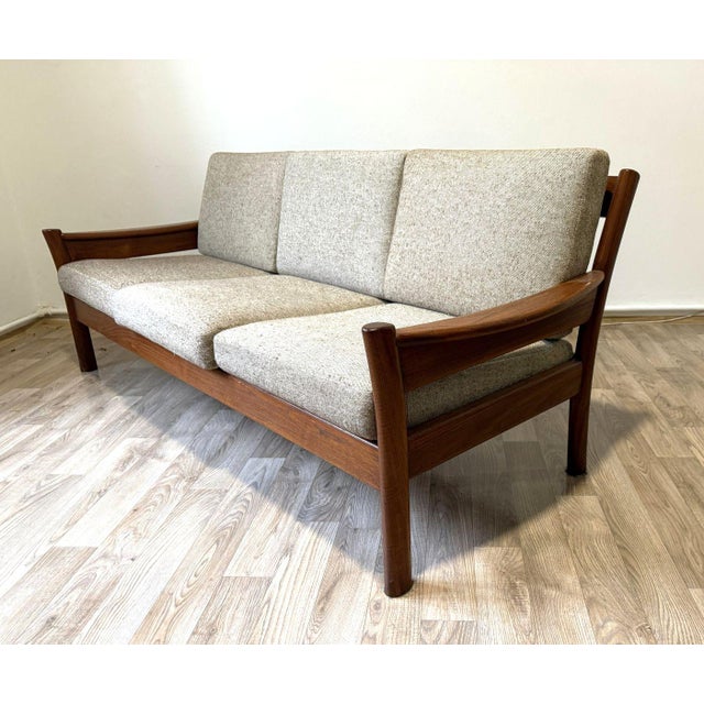 Mid-Century Modern Danish Teak Sofa from Dyrlund, 1970s For Sale - Image 3 of 8
