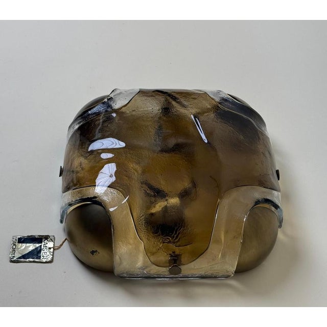 Amber Murano Glass Two-Light Wall from Kaiser Idell, 1970s For Sale - Image 9 of 18