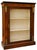 Black Victorian English Satinwood and Gilt Metal Glazed Pier Cabinet in Walnut, 1890s For Sale - Image 8 of 13