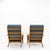 GE 290 Armchairs by Hans Wegner for Getama, 1960s, Set of 2 For Sale - Image 4 of 14