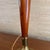Mid 20th Century Danish Modern Teak and Brass Table Lamp For Sale In Cleveland - Image 6 of 9