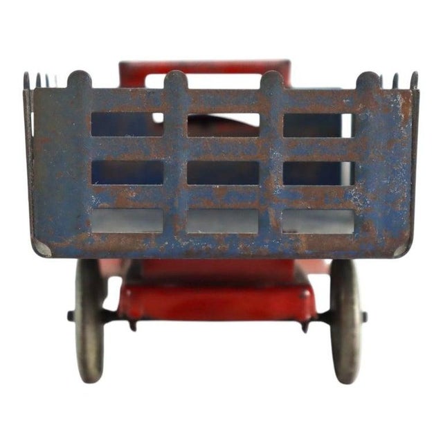 Antique Pressed Steel Sunshine Biscuits Advertising Truck Unsigned C1920 For Sale - Image 9 of 11