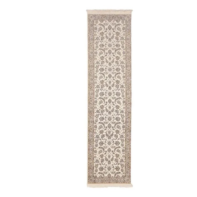 Middle Eastern Hand-Knotted Nain Rug For Sale - Image 11 of 11