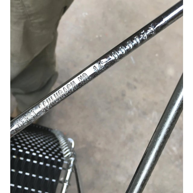 Black German Kreuzschwinger Chair by Till Behrens for Schlubach, 1980s For Sale - Image 8 of 10