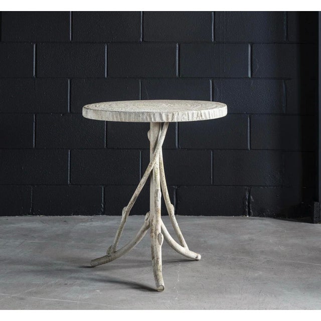 Renaissance Matthew Izzo Home Iron Branch Cafe or Side Table For Sale - Image 3 of 4