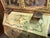 Antique Venetian Painted Secretary Bookcase with Floral Decoration, 1800 For Sale - Image 9 of 10