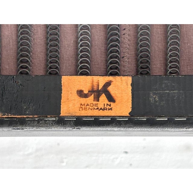 Mid-Century Sofa in Rosewood and Black Cowhide Leather by Hans Olsen for Vatne Møbler For Sale - Image 18 of 18