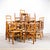 French Farmhouse Dining Chairs with Woven Seats, 1950s, Set of 4 For Sale - Image 3 of 11