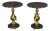 19th Century Pair Art Nouveau Bronze and Marble Top End Tables by Ferville Suan For Sale