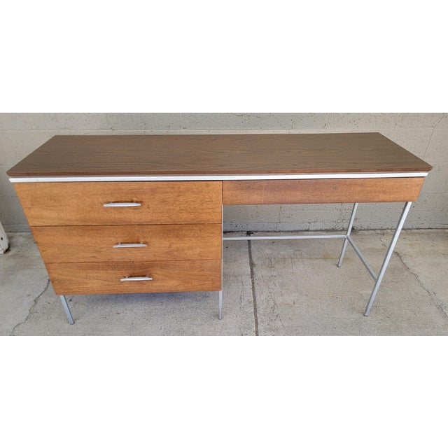 Mid-Century Modern Vista of California Industrial Style Mid-Century Modern Desk For Sale - Image 3 of 18