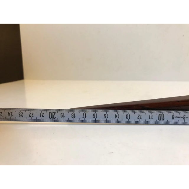 Wood Rosewood & Brass Nutcracker by Poul Knudsen, 1960s For Sale - Image 7 of 8