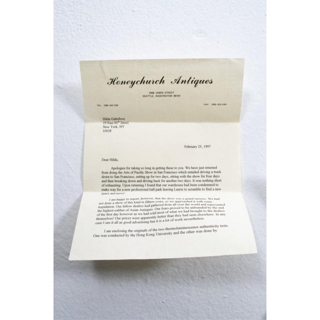 Ancient Chinese Han Dynasty Monumental Mingqi Horse Terracotta Sculpture For Sale - Image 12 of 12