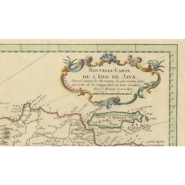 Antique Map of Java Indonesia, 1750 For Sale - Image 4 of 10