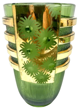 Art Deco Model Egmont Vase by Charles Graffart for Val Saint Lambert, 1934