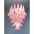 Pink Frosted Selle Murano Glass Chandelier by Simoeng For Sale - Image 4 of 7